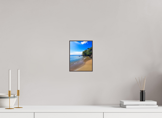 15 x 20 cm, ArtBox bois Aulne brun 4:3 Plage Secrète Tropicale