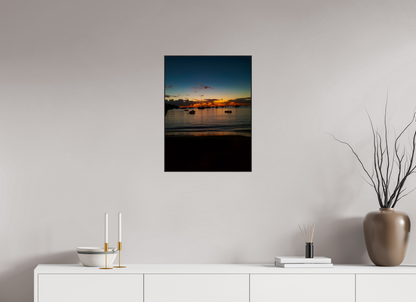 45 x 60 cm, 2. ArtBox bois Chêne noir La Silhouettes du Crépuscule