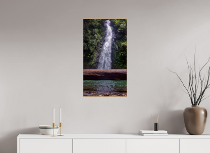 45 x 80 cm, 5. ArtBox bois Chêne nature Cascade d'Eau Vive en Forêt Tropicale