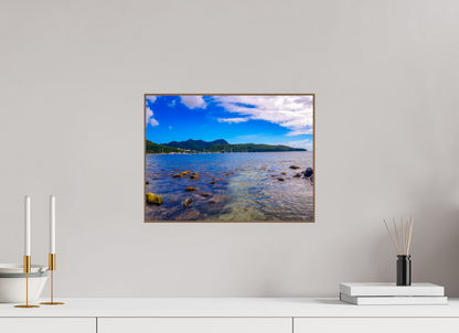 40 x 30 cm, 6. ArtBox bois Noyer Vue Idyllique des Caraïbes