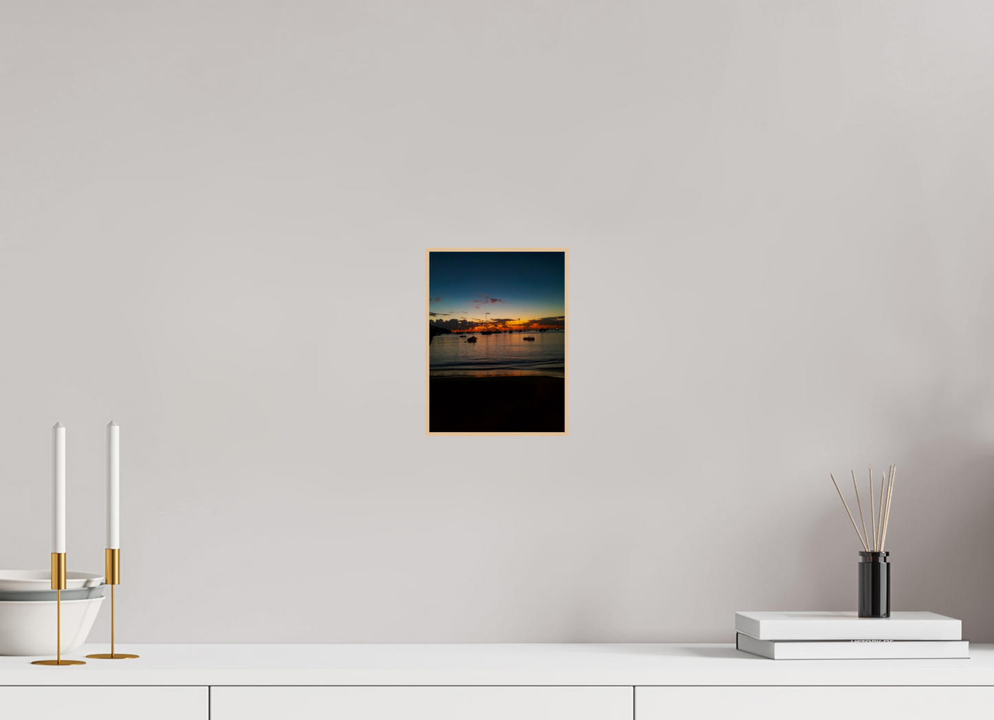 15 x 20 cm, 3. ArtBox bois Erable nature La Silhouettes du Crépuscule