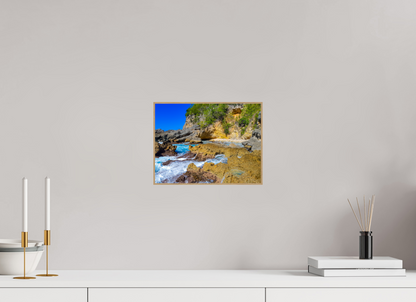 28 x 21 cm, 5. ArtBox bois Chêne nature Crique Cachée aux Falaises