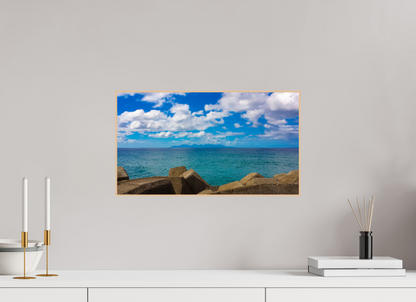 48 x 27 cm, 3. ArtBox bois Erable nature Océan Turquoise