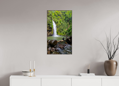 45 x 80 cm, ArtBox bois Aulne brun Au Pied de la Cascade