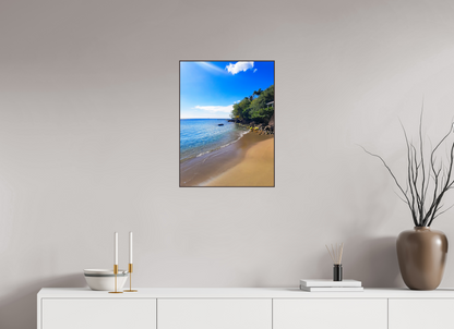 45 x 60 cm, ArtBox bois Aulne brun 4:3 Plage Secrète Tropicale