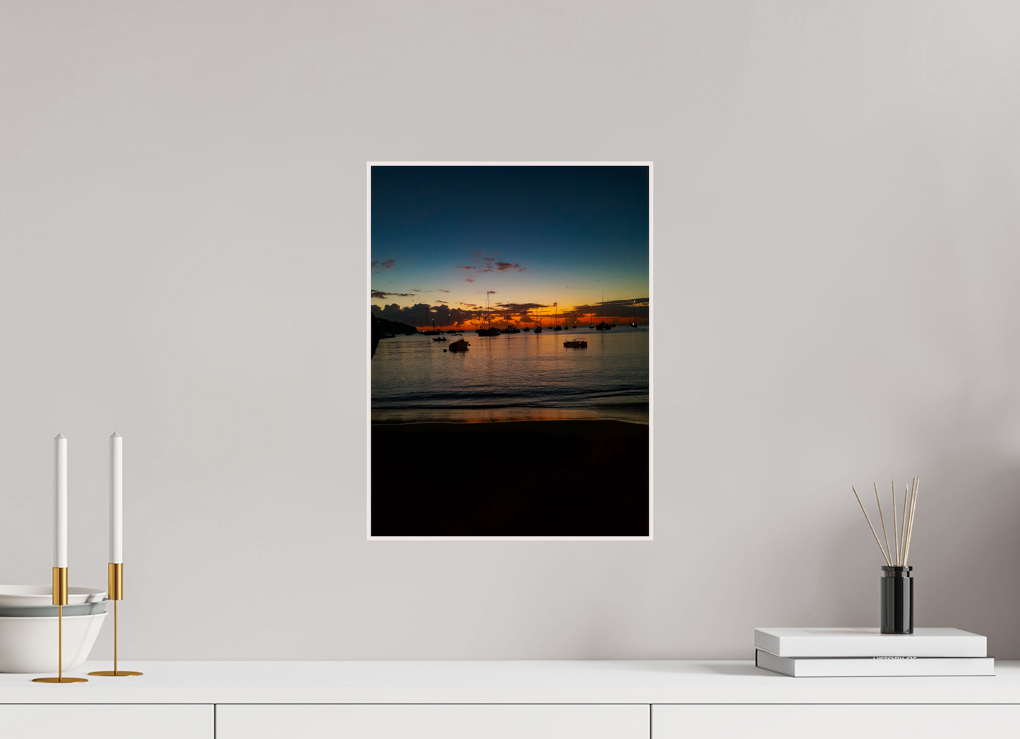 30 x 40 cm, 4. ArtBox bois Erable blanc La Silhouettes du Crépuscule