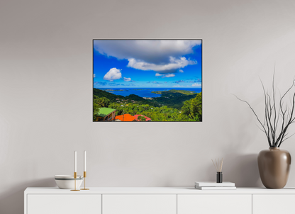 80 x 60 cm, 2. ArtBox bois Chêne noir Vue Panoramique sur une Baie