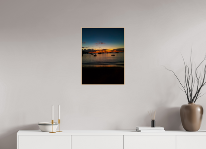 45 x 60 cm, 3. ArtBox bois Erable nature La Silhouettes du Crépuscule