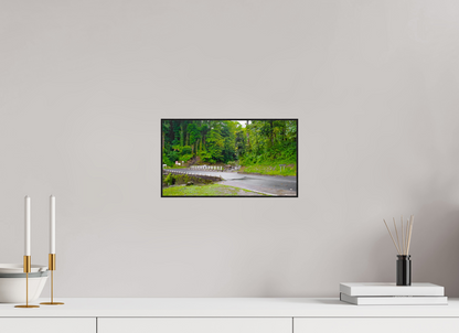 32 x 18 cm, 2. ArtBox bois Chêne noir Route et Petit Pont