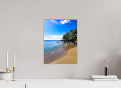 30 x 40 cm, 5. ArtBox bois Chêne nature Plage Secrète Tropicale