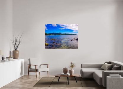 140 x 105 cm, 3. ArtBox bois Erable nature Vue Idyllique des Caraïbes