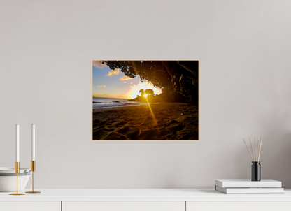 40 x 30 cm, 3. ArtBox bois Erable nature Coucher de Soleil Éclatant