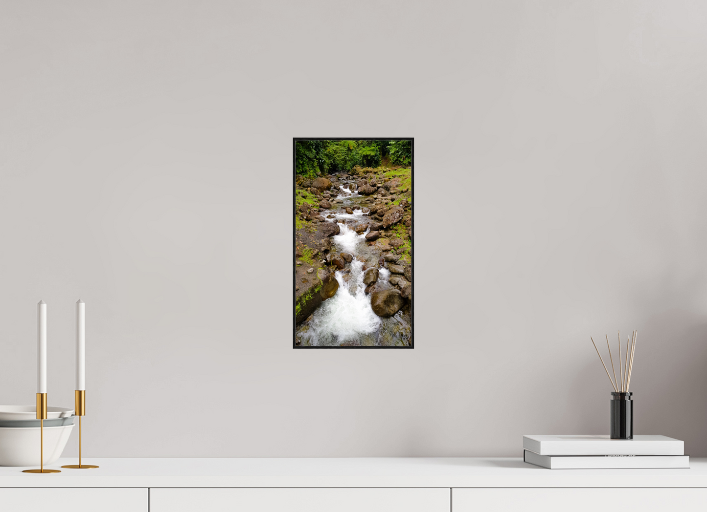 18 x 32 cm, 2. ArtBox bois Chêne noir Le Murmure de l'Eau Vive