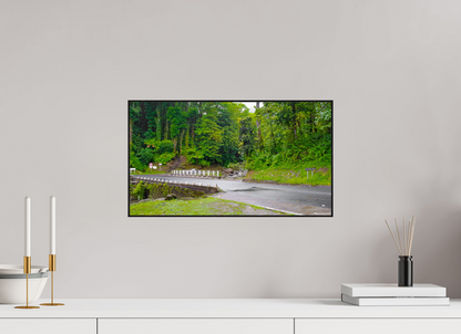 48 x 27 cm, 2. ArtBox bois Chêne noir Route et Petit Pont