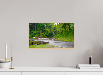 48 x 27 cm, 3. ArtBox bois Erable nature Route et Petit Pont