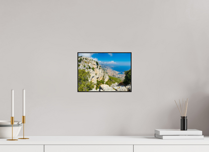 27,6 x 20 cm, 2. ArtBox bois Chêne noir Vue panoramique sur la Principauté de Monaco