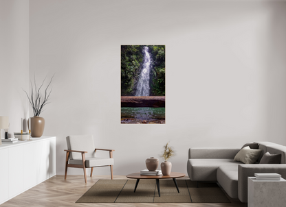 81 x 144 cm, 3. ArtBox bois Erable nature Cascade d'Eau Vive en Forêt Tropicale