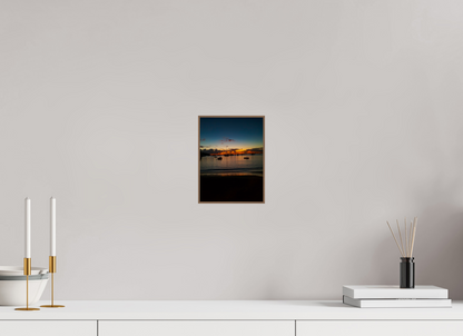 15 x 20 cm, 6. ArtBox bois Noyer La Silhouettes du Crépuscule