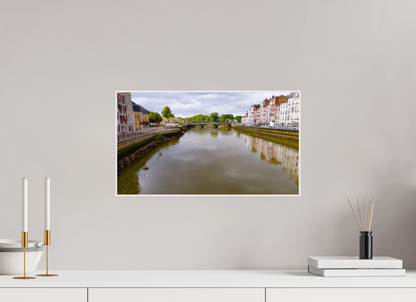 48 x 27 cm, 4. ArtBox bois Erable blanc Vue de la Nive à Bayonne