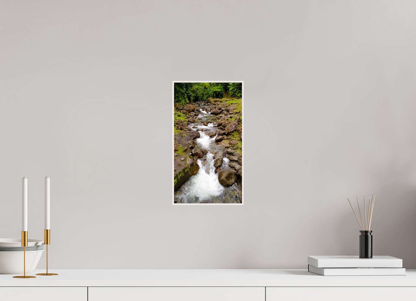 18 x 32 cm, 4. ArtBox bois Erable blanc Le Murmure de l'Eau Vive