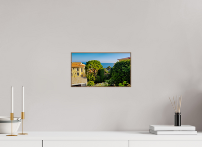 32 x 18 cm, 6. ArtBox bois Noyer Vue paisible sur la mer Méditerranée