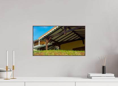 48 x 27 cm, ArtBox bois Aulne brun 16:9 Portrait d'un Cane Corso