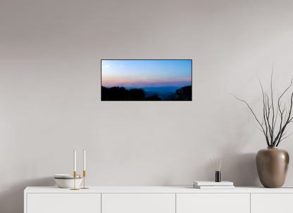 66,9 x 30 cm, 2. ArtBox bois Chêne noir Coucher de soleil aux couleurs pastel