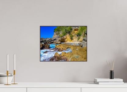 40 x 30 cm, ArtBox bois Aulne brun 4:3 Crique Cachée aux Falaises