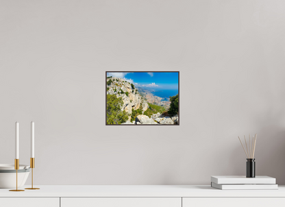 27,6 x 20 cm, ArtBox bois Aulne brun Vue panoramique sur la Principauté de Monaco