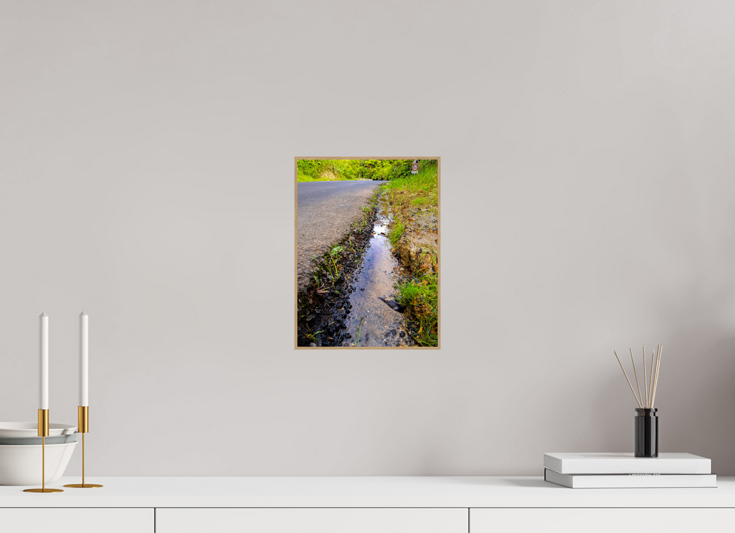 21 x 28 cm, 5. ArtBox bois Chêne nature Chemin d'eau