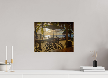 40 x 30 cm, 5. ArtBox bois Chêne nature L'heure dorée aux Antilles