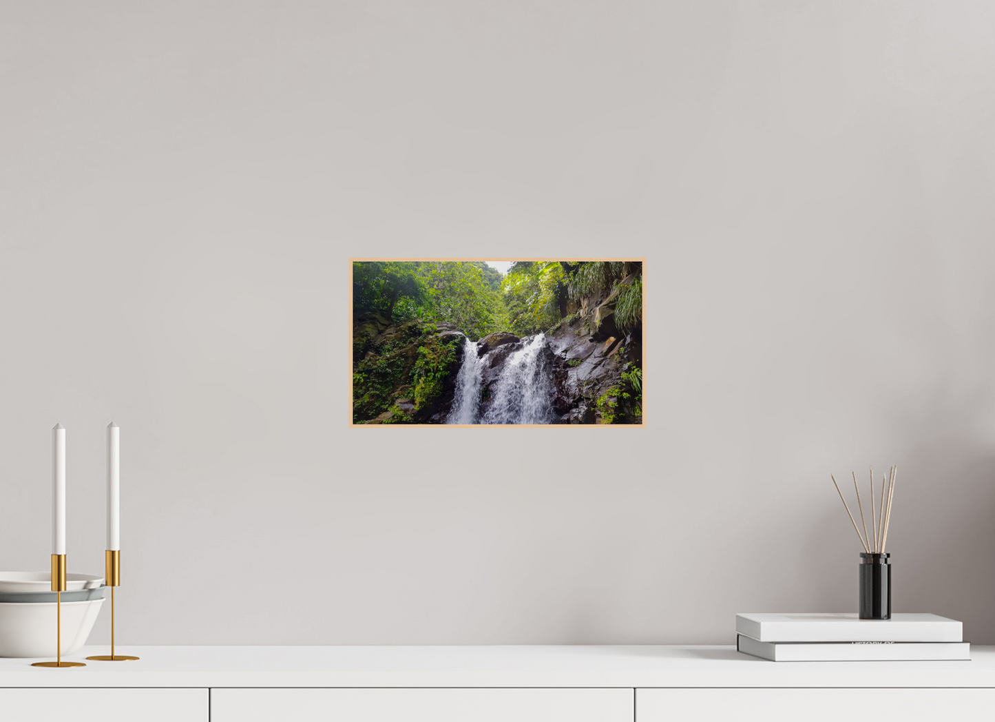 32 x 18 cm, 3. ArtBox bois Erable nature Cascades Tropicales