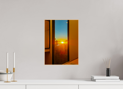 30 x 40 cm, 3. ArtBox bois Erable nature Coucher de soleil éclatant