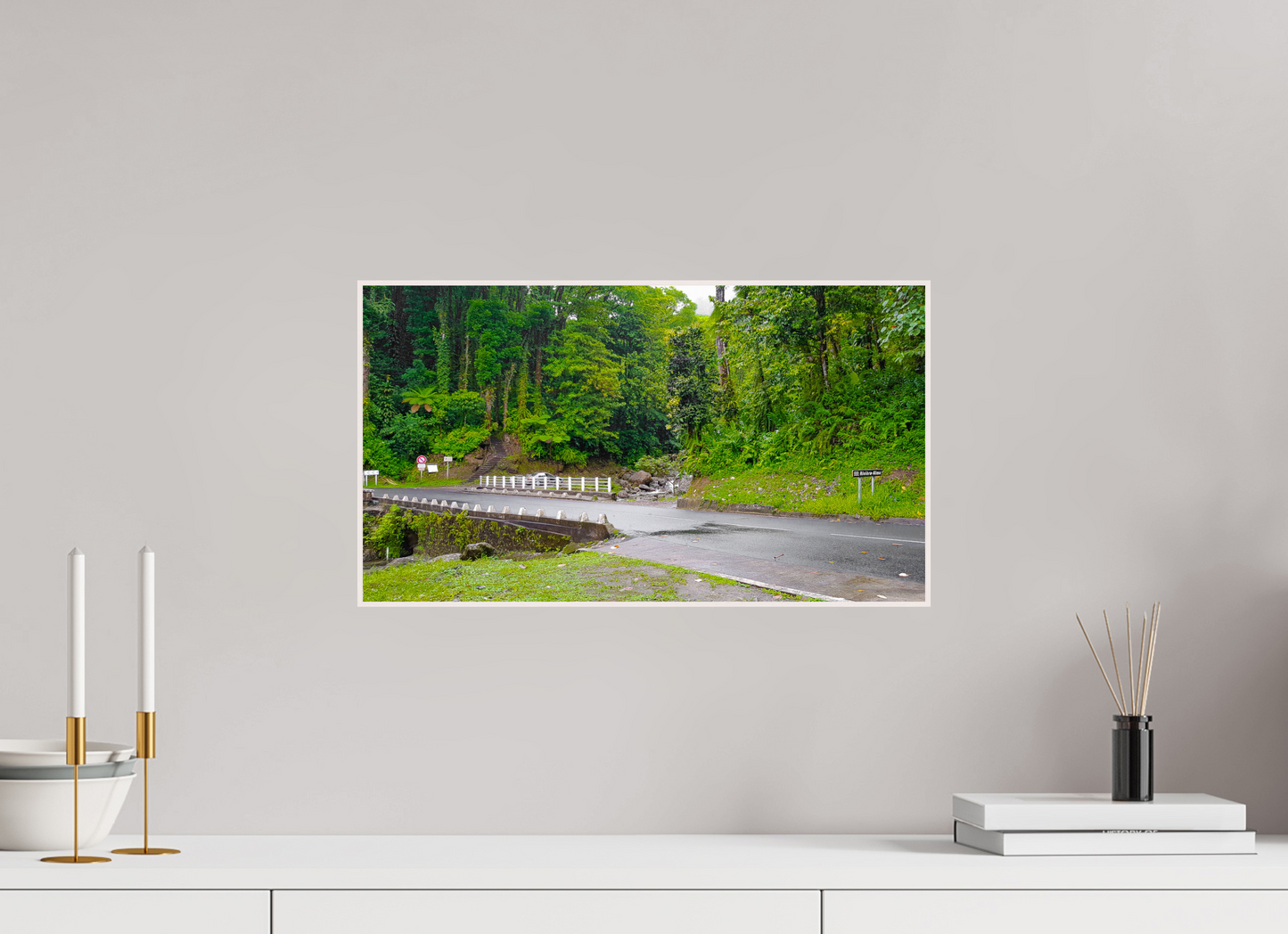 48 x 27 cm, 4. ArtBox bois Erable blanc Route et Petit Pont