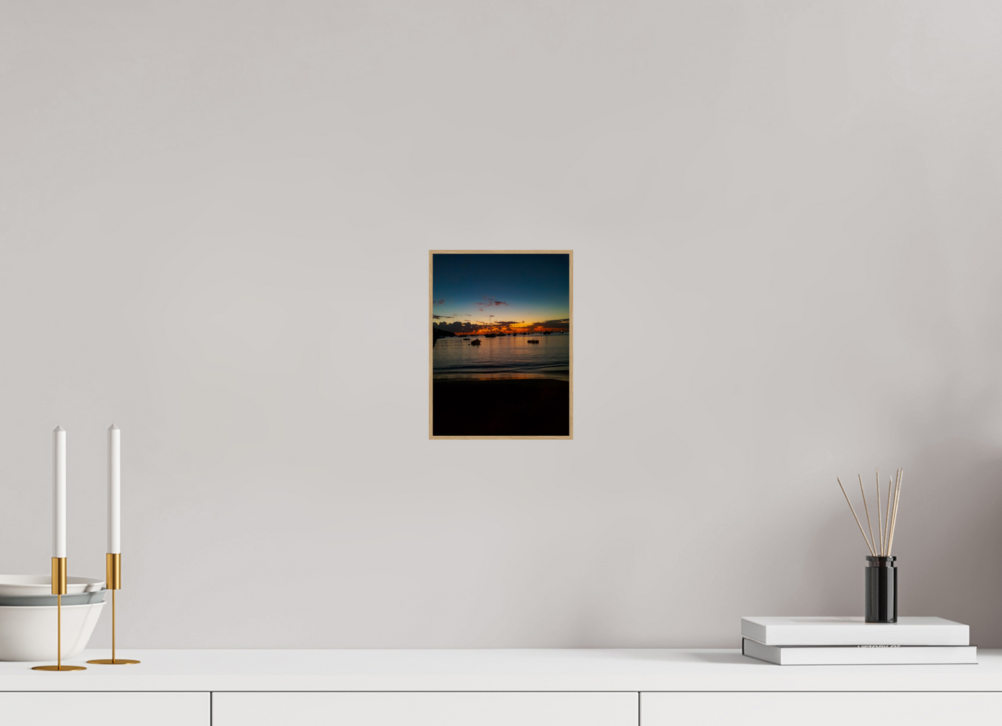 15 x 20 cm, 5. ArtBox bois Chêne nature La Silhouettes du Crépuscule