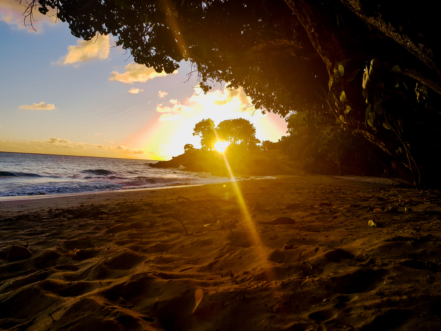 Coucher de Soleil Éclatant