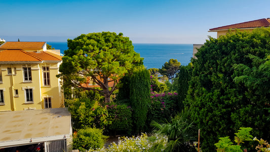 Vue paisible sur la mer Méditerranée
