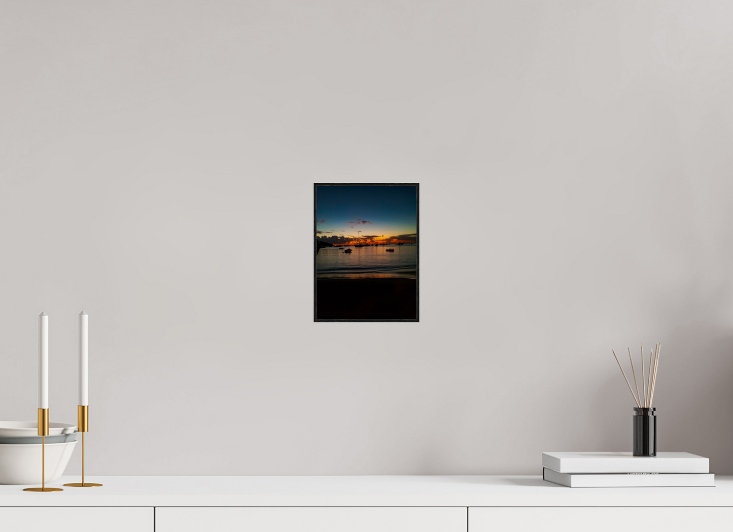 15 x 20 cm, 2. ArtBox bois Chêne noir La Silhouettes du Crépuscule