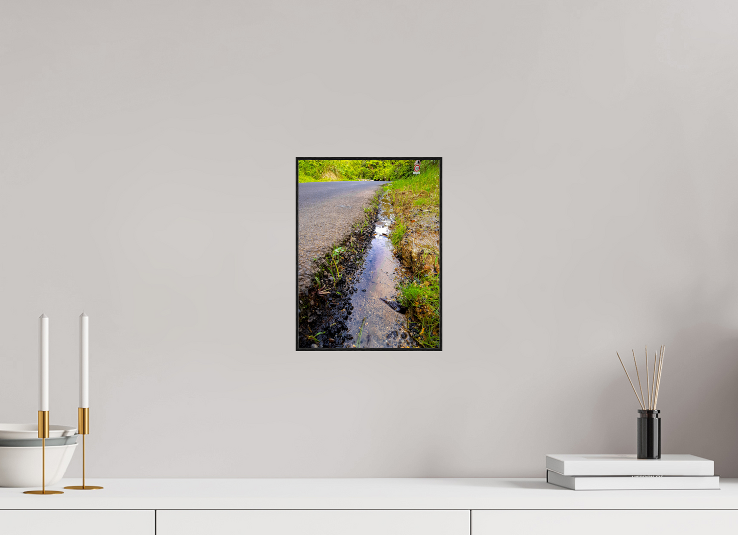 21 x 28 cm, 2. ArtBox bois Chêne noir Chemin d'eau