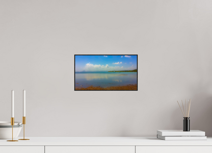 32 x 18 cm, 2. ArtBox bois Chêne noir Plage Eau Turquoise Réflective