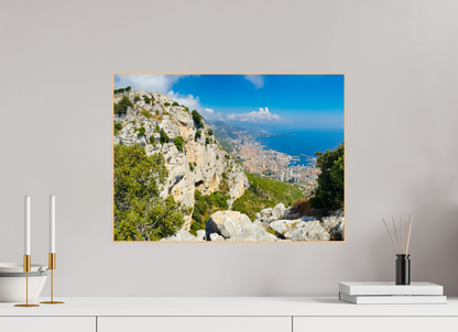 55,3 x 40 cm, 3. ArtBox bois Erable nature Vue panoramique sur la Principauté de Monaco
