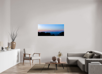 133,9 x 60 cm, 4. ArtBox bois Erable blanc Coucher de soleil aux couleurs pastel