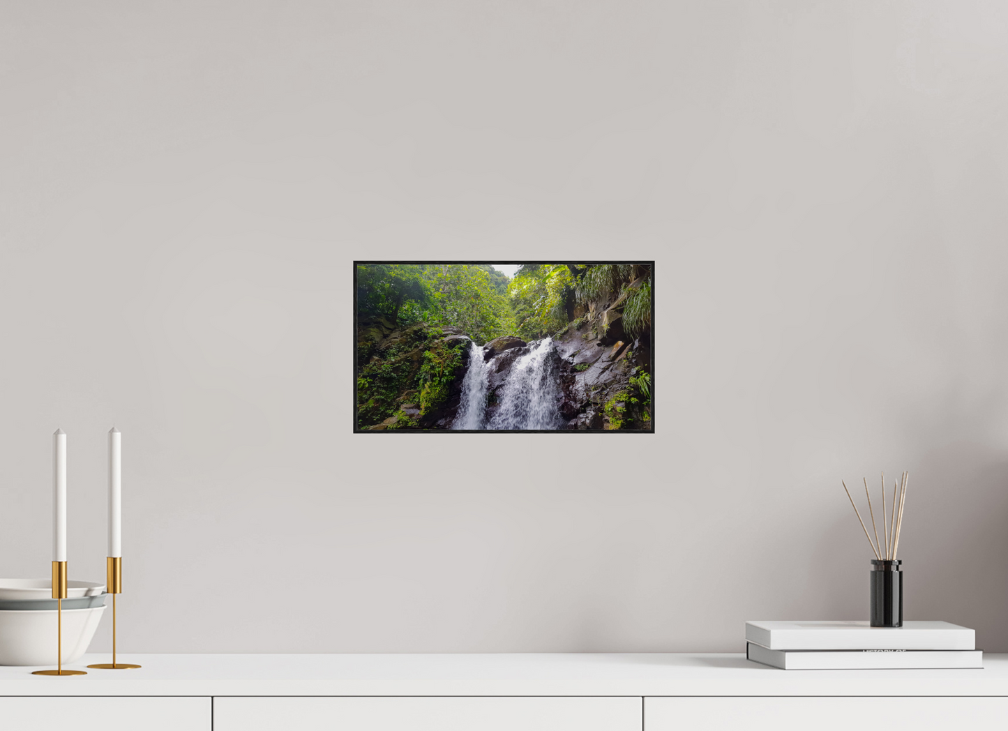 32 x 18 cm, 2. ArtBox bois Chêne noir Cascades Tropicales