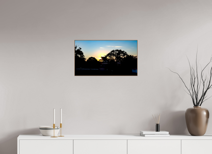 64 x 36 cm, 6. ArtBox bois Noyer Coucher de soleil flamboyant