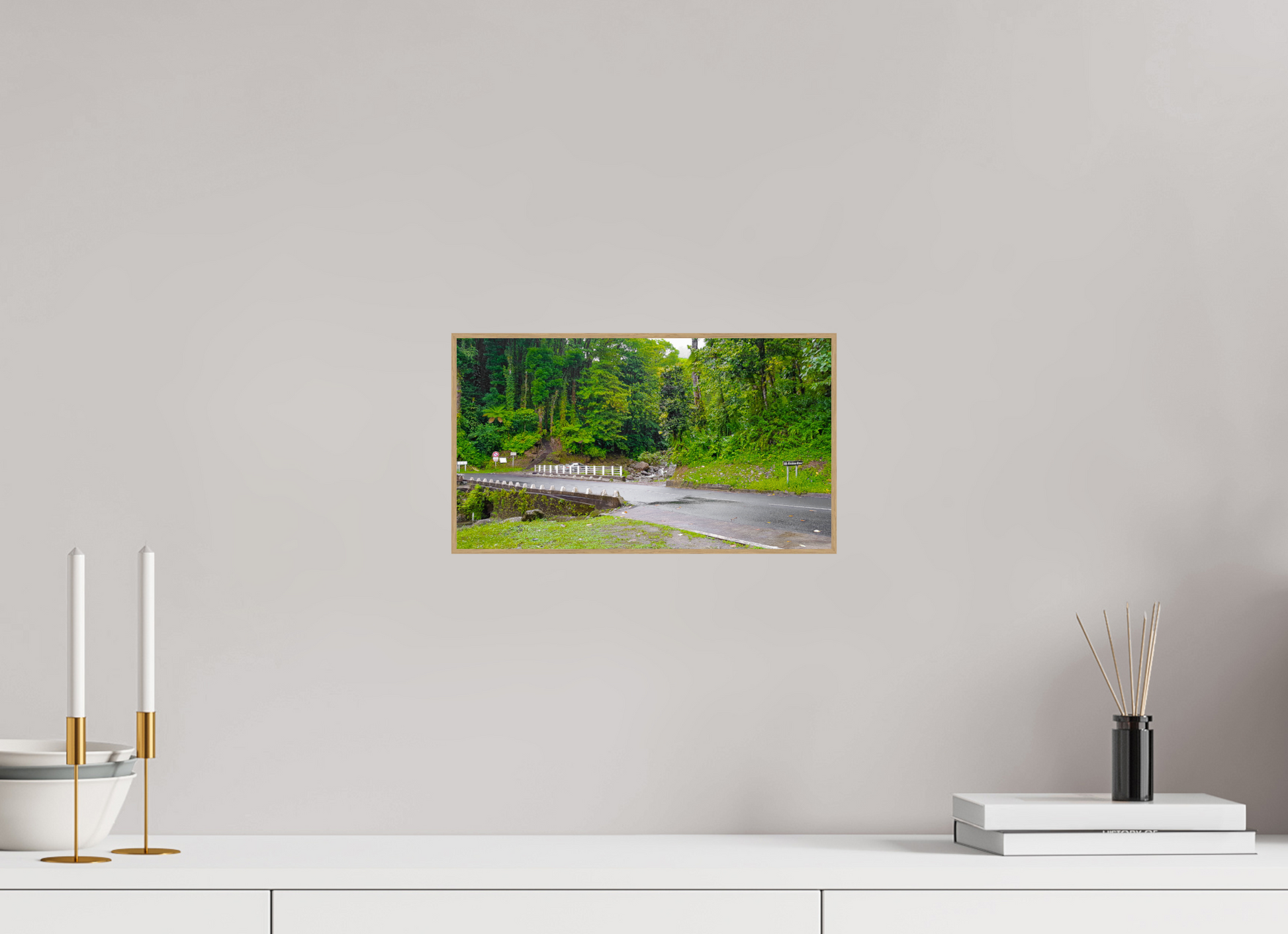 32 x 18 cm, 5. ArtBox bois Chêne nature Route et Petit Pont