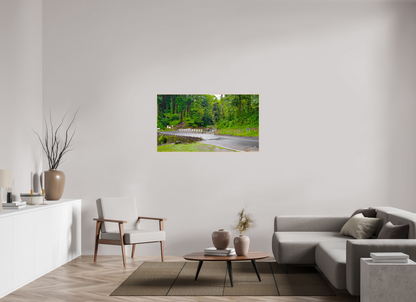128 x 72 cm, 3. ArtBox bois Erable nature Route et Petit Pont