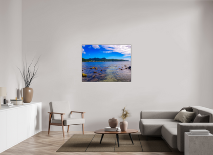 120 x 90 cm, 2. ArtBox bois Chêne noir Vue Idyllique des Caraïbes