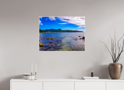 80 x 60 cm, 4. ArtBox bois Erable blanc Vue Idyllique des Caraïbes