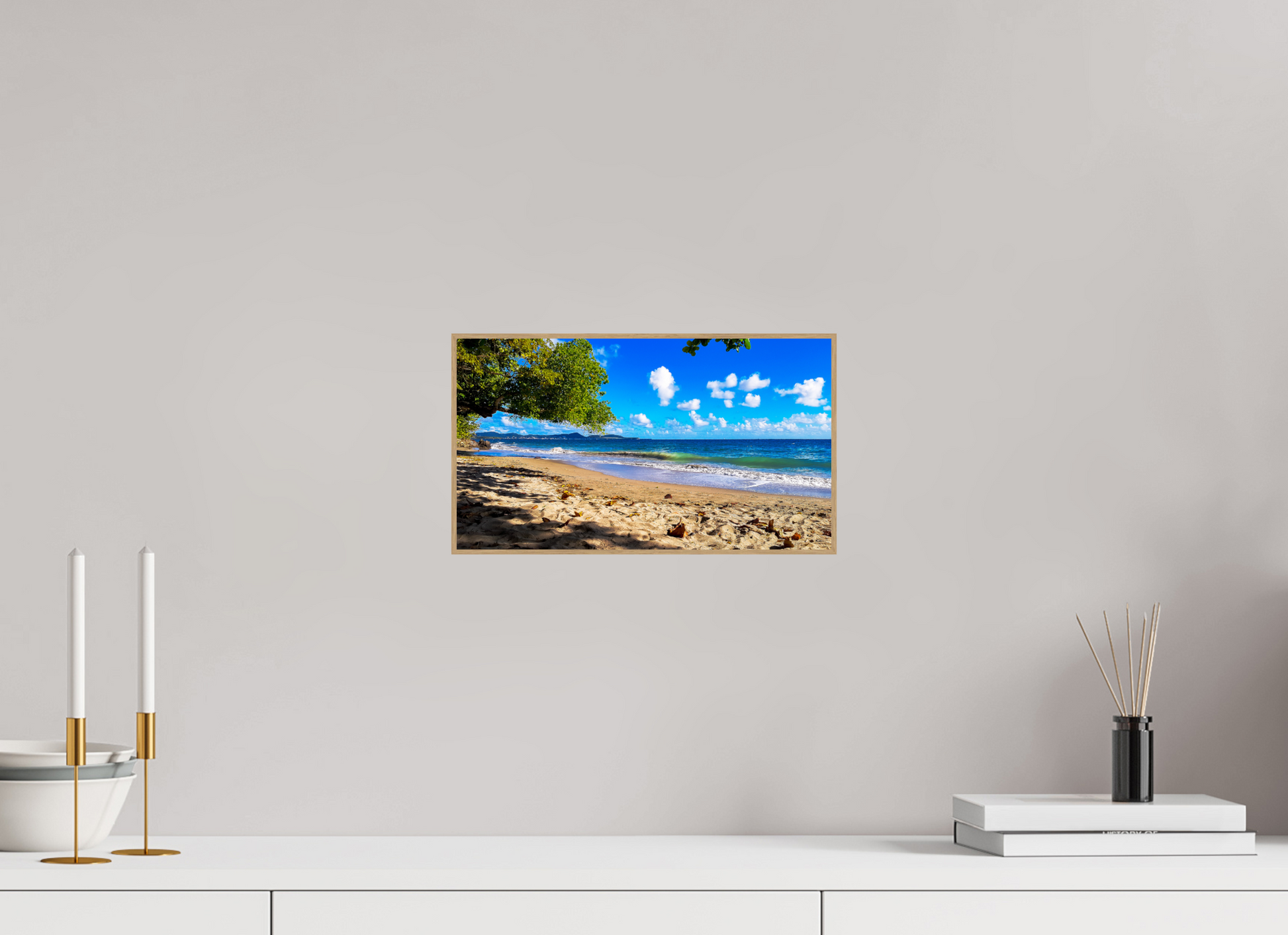 32 x 18 cm, 5. ArtBox bois Chêne nature Ombre Rafraîchissante sur la Plage