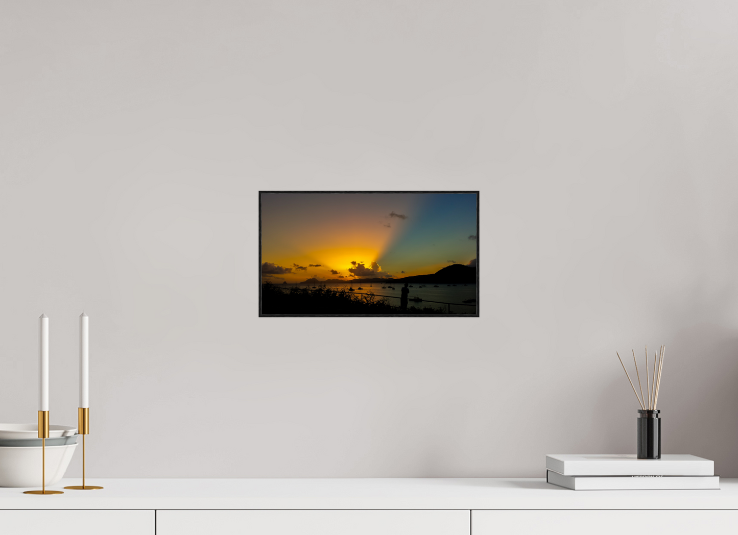 32 x 18 cm, 2. ArtBox bois Chêne noir Les Rayons du Crépusculaires